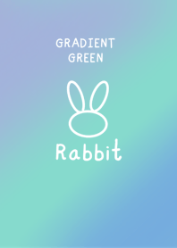 Gradient green rabbit