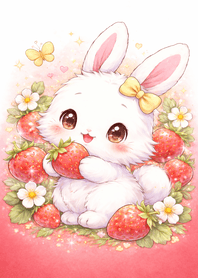 草莓小白兔的甜美時光