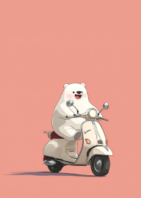 Happy Bear's Scooter Ride