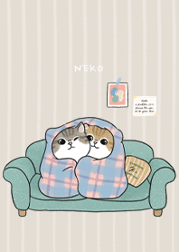 neko in love / dark beige