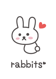 Rabbits.White.Heart