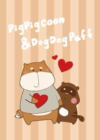 胖嘟嘟浣熊豬-休閒日常