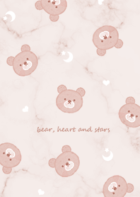 Bear, Stars and Marble pinkbrown09_2
