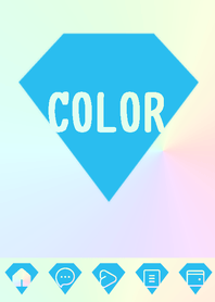 blue color rainbow Z14
