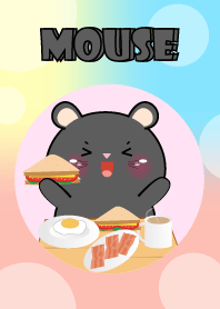 Make Breakfast With Black Mouse Theme