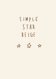 simple Star beige.
