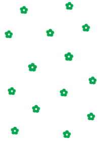 flower pattern(JP)green