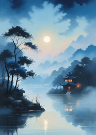 Tranquil lake 8D3814