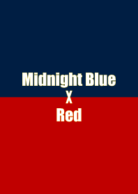 Midnight Blue X Red