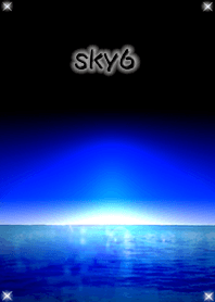 夜空6(幻想的な夜明け)