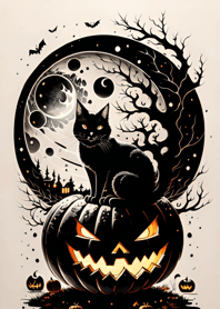 halloween cat 22d665