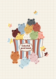 Gummy tiger : Colorful good mood