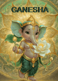 Green Ganesha=Rich And Rich Theme