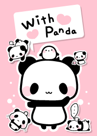 With panda