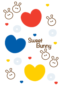 Bunny & Three color heart 20