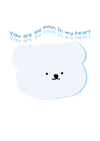 You are the moon in my heart