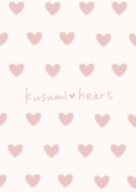 Simple dull pink heart