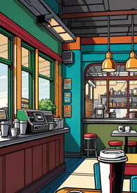 Cozy Coffee shop A4F207
