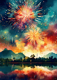 Beautiful Fireworks Theme#370