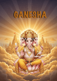 Cute Ganesha: rich, Wealth, lucky1