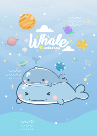 Whale Undersea Blue