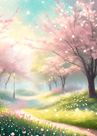 Beautiful real scenery(Spring-804)