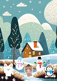 Kawaii scandinavian style(Winter-945)