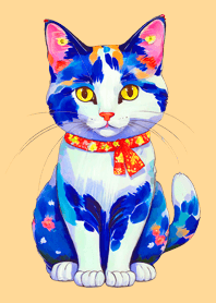 Cat looking this way07orange