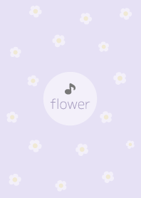 flower <Musical note> purple.