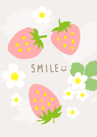 ピンクいちごと花21