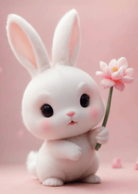 Cute pink rabbit_2