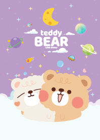 Teddy Bears Chic Cloud Violet