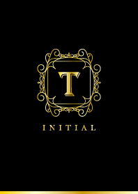 GOLD INITIAL -T-