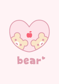 Bear Apple - Pink