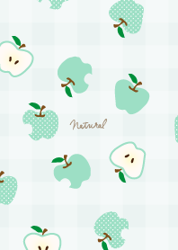 Apple plaid pattern17 from Japan