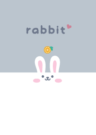 Rabbits. Orange - Dullness Blue