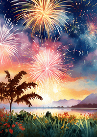 Beautiful Fireworks Theme#311