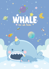 ปลาวาฬ ยูนิคอร์นน่ารัก กาแล็กซี่ ท้องฟ้า