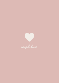 simple heart pink beige 1.