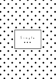 Simple Dots /black white
