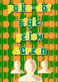 polka-dot style Yellow&Green