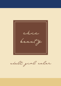 sweet color for adults / Navy Beige