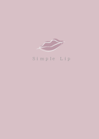 simple lip black pink beige white gray