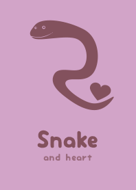 Snake & heart usubenifuji