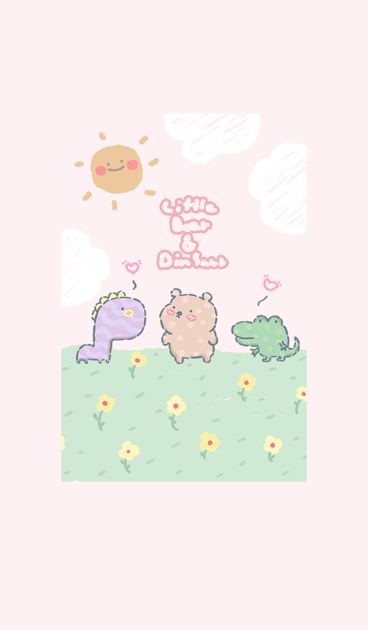 Little bear & dinosaur