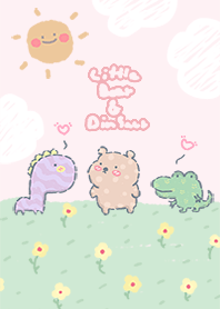 Little bear & dinosaur