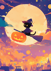 ハロウィン限定魔女猫❤