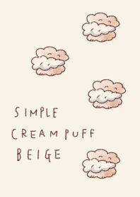 simple cream puff beige