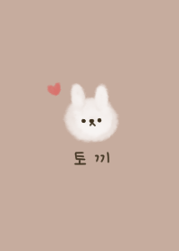 韓国語とふんわりうさぎ。