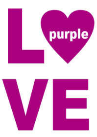 LOVE purple(simple heart)